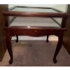 Image 1 : Vintage Bombay Company Queen Anne Curio Display Cabinet w/ Lift Top 22x17x23