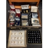 Image 1 : Briefcase of Costume Animal Necklaces, Snake Rings, Belt Buckles, Wood Beaded Necklaces