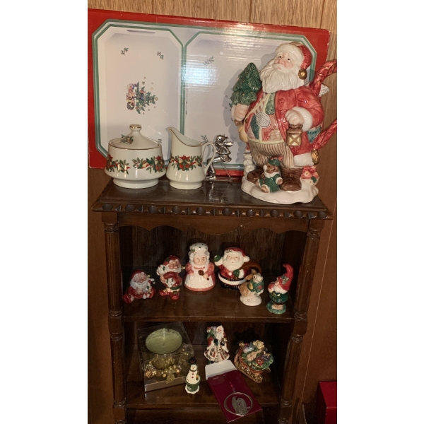 Christmas Kitchen Charms - Santa Jug Cream & Sugar Canisters S+P Shakers & More