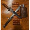 Image 1 : 1898 Mauser Bayonet 5439, Wooden Flask, Asian Relic,