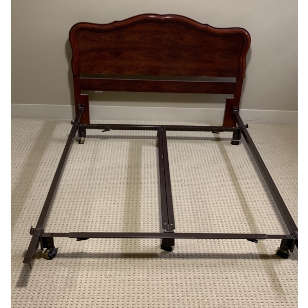 Queen Head Board w/ Frame Cherry Oak