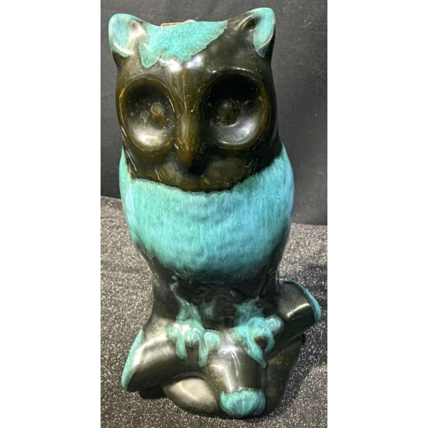 Blue Mountain Pottery Owl Statue
