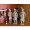 Image 4 : Chinese Warrior Figures Incl. Chinese Metal Bells, and Antique Look Oriental Cow Bell 