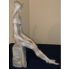 Image 2 : LLADRO Porcelain Matte Sad Harlequin Sculpture - 5W, 11D, 14T