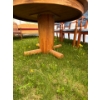 Image 2 : Solid Oak Vintage Poker table with Beautiful Craftsmanship W52 L52 H28
