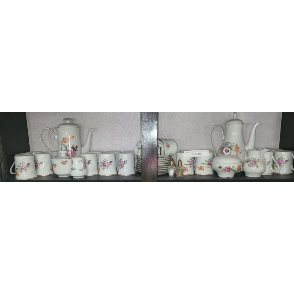German Dinnerware w Tea & Coffee Service, Cream/Sugar Bowls, Mugs and more