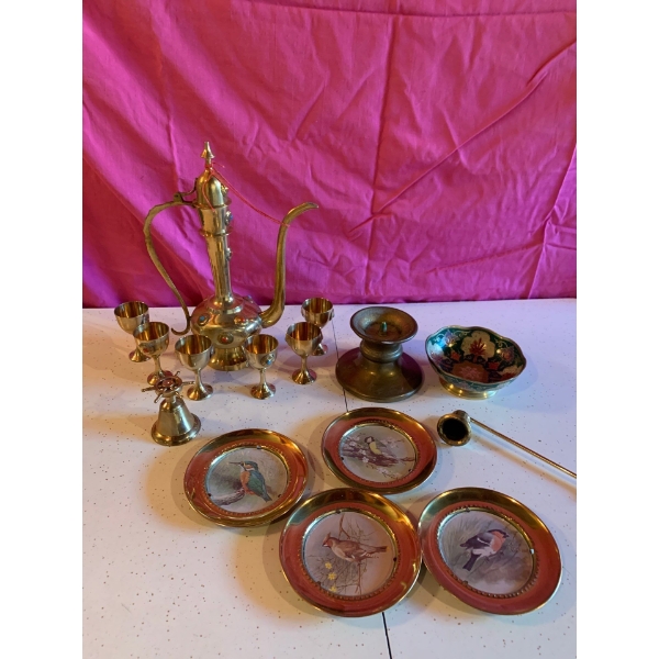 Vintage Brass Decor Lot