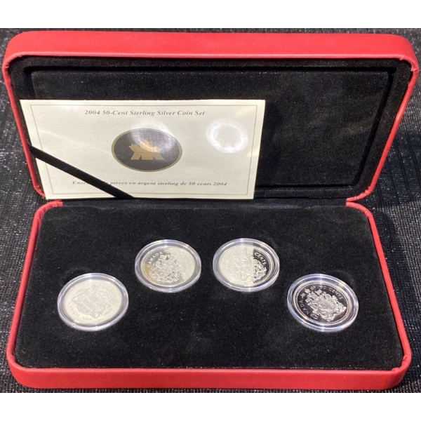 2004 50-Cent Sterling Silver Coin Set