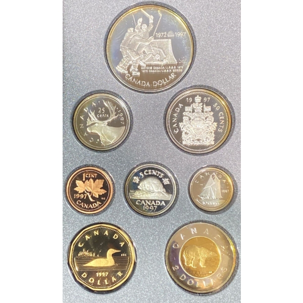 1997 Canadian Sterling Silver Proof Set