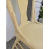 Image 6 : Yellow Wooden Chair, Green Wooden Child's Chair, Grapevine Wreath, Blue Ceramic Vase