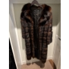 Image 2 : Leppert Roos Made In Paris Luxury Dark Sable Fur Over Coat Size M-L