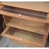 Image 3 : Oak Barrister-Style Bookcase With Glass Fronts