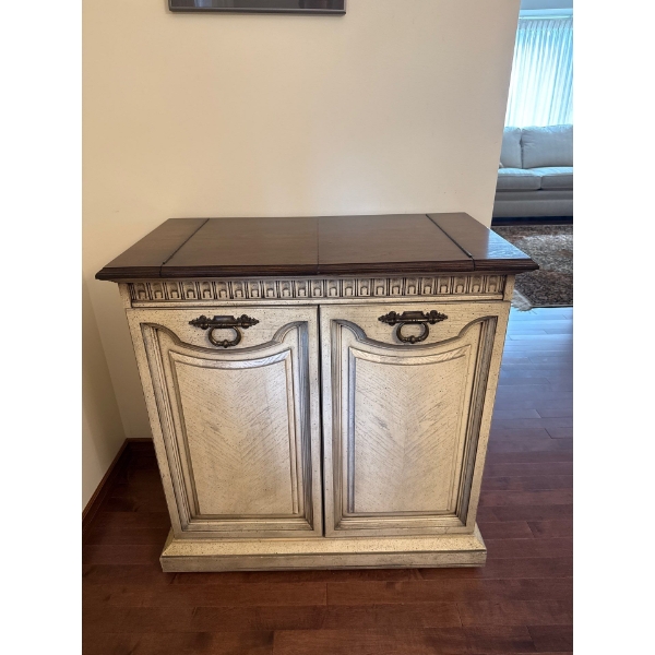 Side Table Painted Wood 
