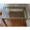 Image 2 : Lovely Metal & Glass Side Table (Solid) - 28W, 17D, 22T 