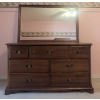 Image 1 : Vintage Strathroy Dresser with Mirror, Solid Wood Construction
