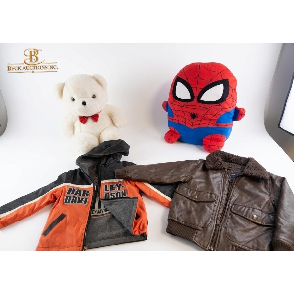Children's Harley-Davidson Branded Jacket & A Brown Faux-Leather Jacket GaBboy (4Yrs) And More.