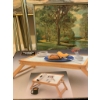 Image 2 : 70s TV Dinner Trays and Bonus Wooden Serving Tray