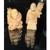 Image 1 : Japanese Carved Ivory Netsuke Figurines 3T (2)