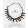 Image 3 : Â Necklace and Bracelet Set with Leaf Motif and Swirl Design