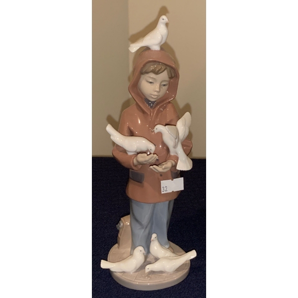 LLADRO 'Little Friends' Porcelain Sculpture - 4W, 4D, 9T
