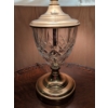 Image 6 : Waterford Crystal Table Lamp w/ Hand Carved End Table 