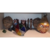 Image 1 : Kaleidoscope, Painted Coconut Monkey Faces 7 T and Other Decor