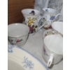 Image 8 : China: Royal Swan, Royal Albert, More- B&W Deep Plate 11 X 10 and Glass Vase 6" Top, 10 T