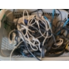 Image 2 : Big Basket: Various Cords, Computer CPU's, Monitors (Parts Only/ No Power Cords or Cables/ As-Is) 