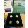 1996 50c Little Wild Ones Series - Sterling Silver Coin Set