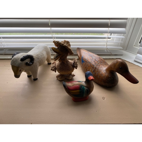 Wood Duck Carving Heartstone Woodcrafts & Ram