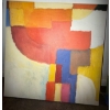 Image 3 : 3 Piece Art Canvas Depicting Works Of August Macke 