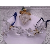 Image 2 : Swarovski Crystal Christmas Ornaments 2 Angels and Acorn 