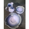 Image 2 : Assorted Pottery: Pitcher 3.5" Diameter Bottom, 6.5 T, Bowl 7" Top, 2 T, Plate 9" Diameter 