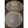 Image 6 : Tiffany Fine China Porcelaine Dinner Dish Set  Made in Japan  Gravy Boat Serving Platters & Dishes