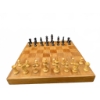 Image 1 : Wooden Chess Set with Hinged Storage Box