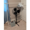 Image 4 : Metal Garment Rack w/ Hangers Digital Sunbeam Scale & 3 ft Oscillating Floor Fan 