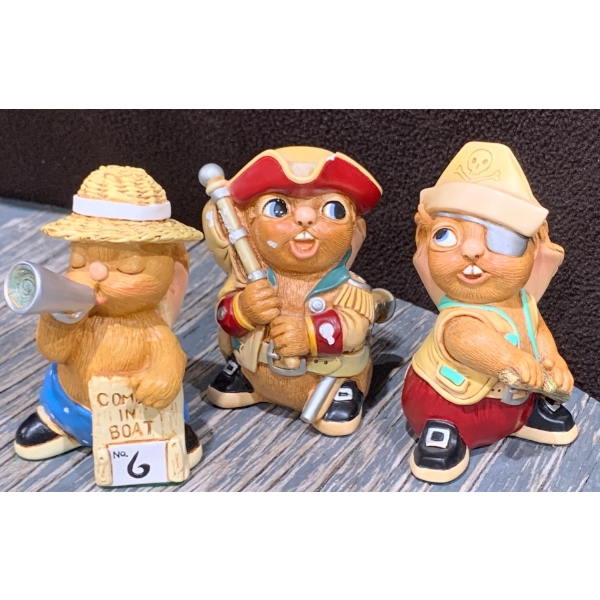 Pen Delfin Figures - 'Hiram', 'Captain Musket' (Chipping) & More 