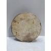Image 2 : Chalk Flowers, Yellow Roses and Leaves on a Branch, Black Background 7"Diameter