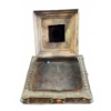 Image 11 : Tibetan Bronze Stupa Shrine and Incense Holder Set with Inlaid Stones