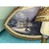 Image 2 : Thomas Kinkade Old World Santas Portrait Figure #4. Made by The Ashton-Drake Galleries