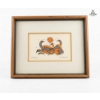Image 2 : Print Titled "Loon Family" By Anishinaabe Srtist Norval Morrisseau. 12''*15''INCHES.