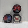 Image 1 : 2 New Jersey Devils 2023 Playoff Pucks and a 1993 Devils Puck
