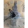 Image 2 : Gear Head Wall Clock w/ Vintage Nibo Refillable Lighter & Resin Art