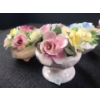 Image 7 : Porcelain Flowers Including: Blue and Yellow Roses 