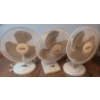 Image 2 : Three Office Size Desk Fans w/ Table Lamp & Shade