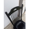 Image 8 : 6 Black Wood Windsor-Style Dining Chairs