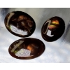 Image 1 : Fire Agate Set (13.45 ct total, 15×9.5×4.5 mm max)