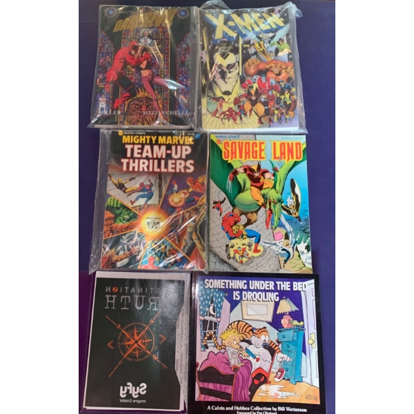 Graphic Novel Collection - Daredevil, X-Men, Iron Graphics on Tee (Syfy) & More! 