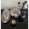Image 6 : Assorted Metal Decor Including: Candelabra 9 T and More!