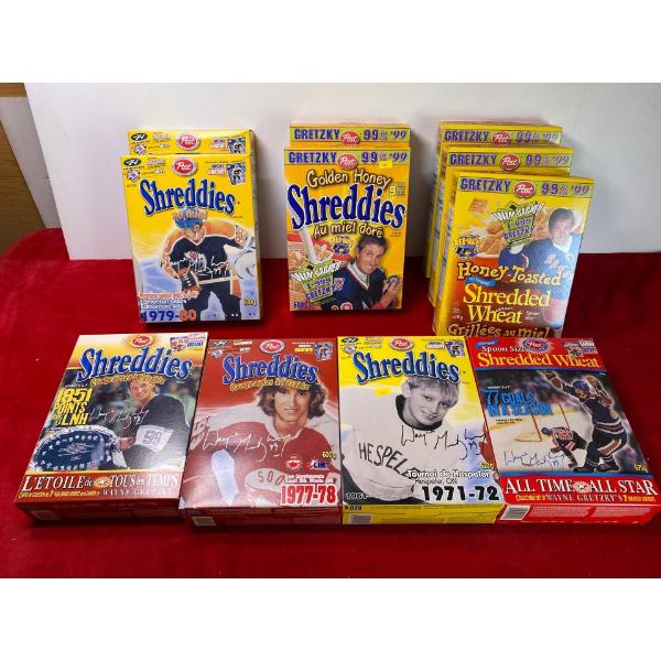 Wayne Gretzky Cereal Boxes